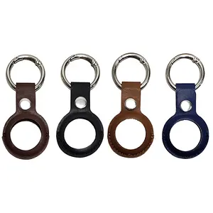 4-Count Onn. AirTag Holder with Carabiner-Style Ring