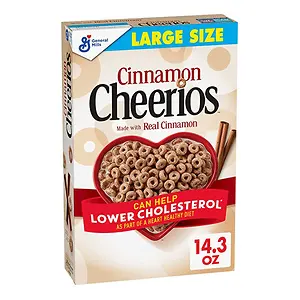 Cinnamon Cheerios Breakfast Cereal, Gluten Free, 14.3 oz