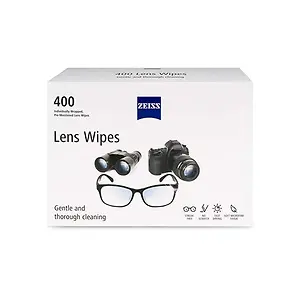 ZEISS Pre-Moistened Lens Cleaning Wipes, 400 Count