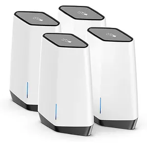 NETGEAR Orbi Pro WiFi 6 Tri-Band Mesh System SXK80B4, 4-Pack