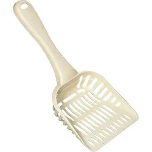 Petmate Litter Scoop for Cats, Large Size, Bleached Linen