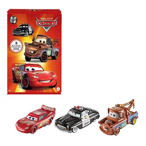 Disney and Pixar Cars Toys, Radiator Springs with McQueen, 3 Pack