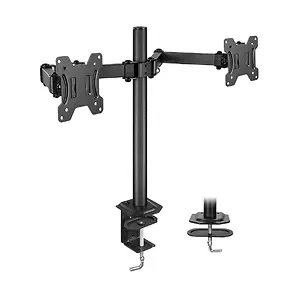 HUANUO Dual Monitor Stand Mount for 13 to 27-Inch