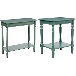 Decor Therapy Simplify End Table & 24-inch End Side Table