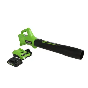 Greenworks 24V Cordless Axial Blower wth 2Ah Battery and Charger