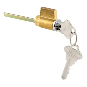 Prime-Line Cylinder Lock 1-1/4 in. Schlage Shaped Keys