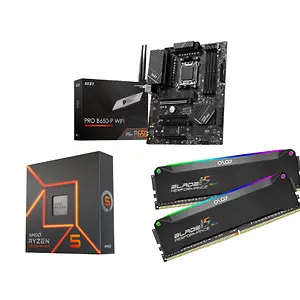 AMD Ryzen 7 7600X + 16GB DDR5 + B650-P MB