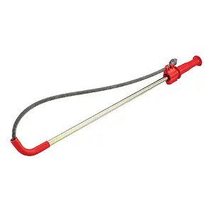 RIDGID K-3 Toilet Auger with Unclogging 3-Foot Snake & Bulb Head