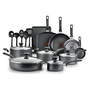 T-fal Easy Care Nonstick Cookware, 20 Piece Set
