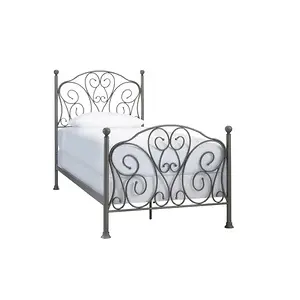 StyleWell Dayport Oil Rubbed Bronze Metal Twin XL Scroll Bed