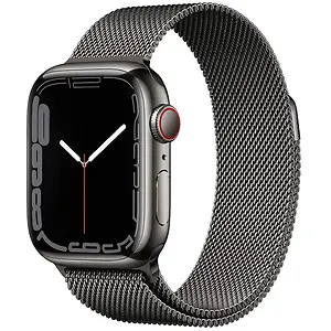 Apple Watch Series 7 GPS + Cellular 41mm Smart Watch w/ Graphite Case
