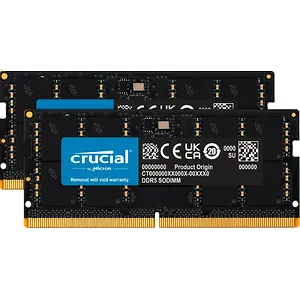 Crucial 64GB (2x32GB) DDR5 4800MHz CL40 SO-DIMM Kit