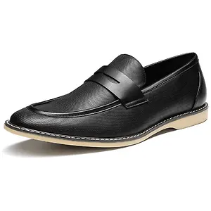 Bruno Marc Mens Penny Loafers Business Formal Dress Shoes