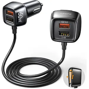 Ainope 4-Port 60W Fast Car Charger Adapter