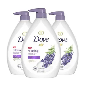 Dove Relaxing Body Wash Pump 34 oz 3 Count