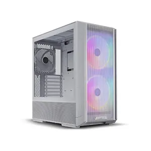 LIAN LI LANCOOL 216RW White Tempered Glass ATX Mid Tower Case