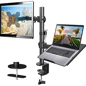 HUANUO Laptop Monitor Mount with Tray for 13-30 inch