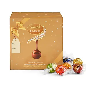 Lindt Lindor Assorted Chocolate Truffles 90-Ct Easter Candy Gift Box