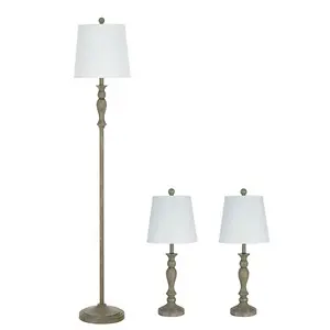 Better Homes & Gardens 3-Pack Table and Floor Lamp Set