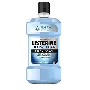 Listerine Ultraclean Zero Alcohol Tartar Control Mouthwash 1L