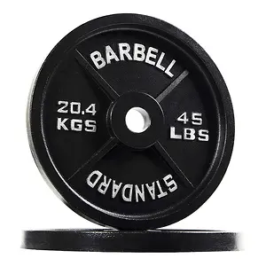BalanceFrom Classic Cast Iron Weight Plates 45-Pound