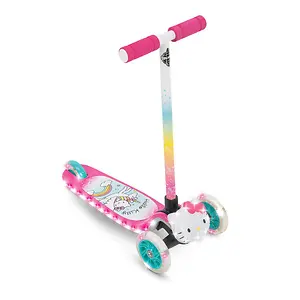 Huffy Hello Kitty Tilt N' Turn 3-Wheel Kick Scooter for Girls
