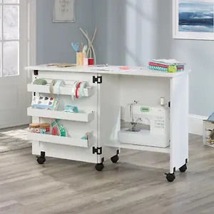 Sauder Rolling Sewing Cart with Storage