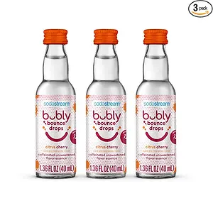 SodaStream bubly bounce Drops, Cherry Citrus flavor, Pack of 3