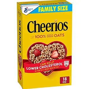 Cheerios Heart Healthy Cereal, Gluten Free Cereal 