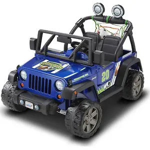 Power Wheels Ride-On Toy Gameday Jeep Wrangler Vehicle