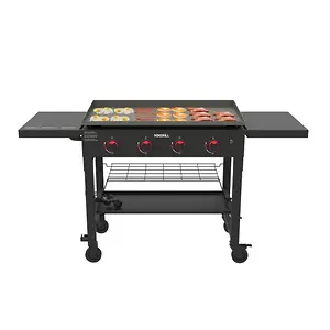Nexgrill 4-Burner 36 in. Propane Gas Grill with Griddle Top
