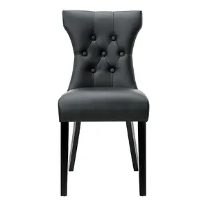 Modway Silhouette Modern Tufted Vegan Leather Parsons Dining Chair