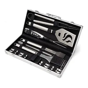 Cuisinart 20-Piece Aluminum Carrying Case, Deluxe Grill Set