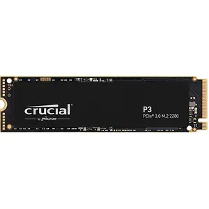 Crucial P3 2TB PCIe Gen3 3D NAND NVMe M.2 SSD