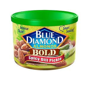 Blue Diamond Almonds Spicy Dill Pickle Flavored Snack Nuts