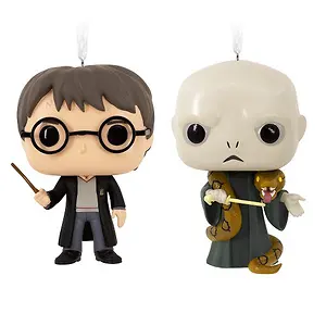 Hallmark Ornaments Harry Potter and Lord Voldemort Set of 2