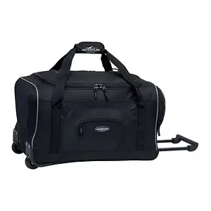 Travelers Club 22-inch Rolling Duffel with Telescopic Handle
