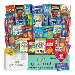 Snack Box Sweet Treats Gift Basket, 40-Count