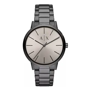 AX Armani Exchange Men's Gunmetal Stainless Steel Bracelet Watch