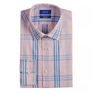 Apt. 9 Mens Premier Flex Slim-Fit Stretch Spread-Collar Dress Shirt