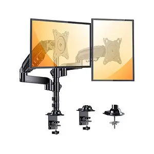 Huanuo AV Dual Monitor Stand 17 to 30 Inch Monitor Desk Mount