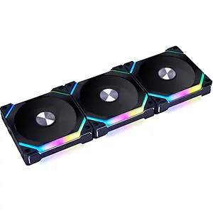 Lian Li UNI Fan SL120 V2 RGB Black Triple Pack with Controller