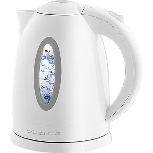 Ovente Electric Hot Water Kettle 1.7 Liter with LED Light