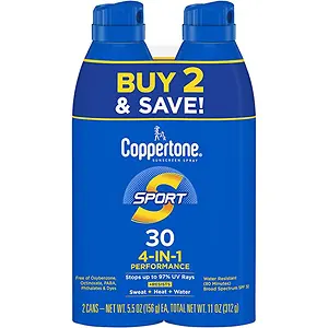 Coppertone SPORT Sunscreen Spray SPF 30