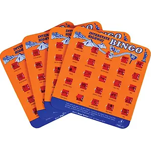 Regal Games - Original Interstate Highway Travel Bingo Set