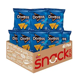 Doritos Cool Ranch Flavored Tortilla Chips, 1oz Bags 40 Pack