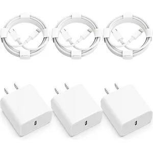 CQDKWG iPhone 20W + 6FT Cable 3-Pack