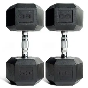 CAP Barbell 60lb Coated Hex Dumbbell, 2-Pack