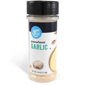 Amazon Brand Happy Belly Granulated Garlic, 3.9 Oz
