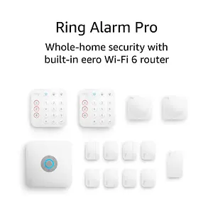Ring Alarm Pro 14-Piece Kit Built-in Eero Wi-Fi 6 Router